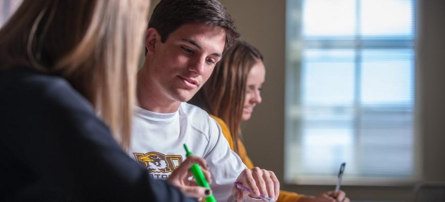 Students in class